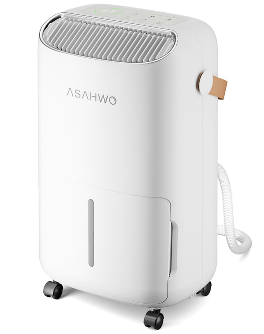 45 Pint Dehumidifier for 4500 Sq Ft - Basements, Homes, Bedrooms & Bathrooms - Intelligent Humidity Control, Drain Hose, 3 Modes, 24H Timer, Auto Defrost, Child Lock
